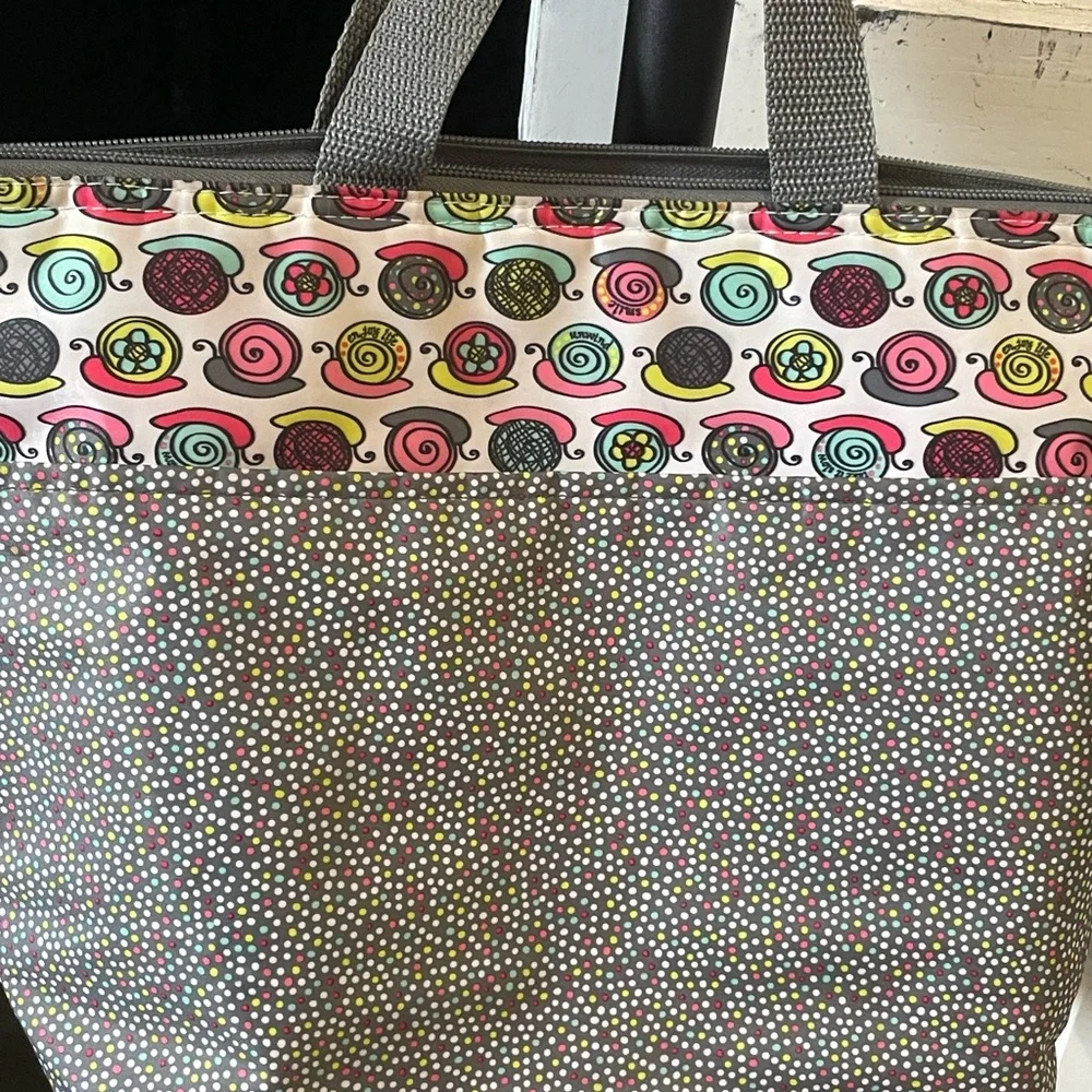 Thirty-One Colorful Swirl Tote Bag